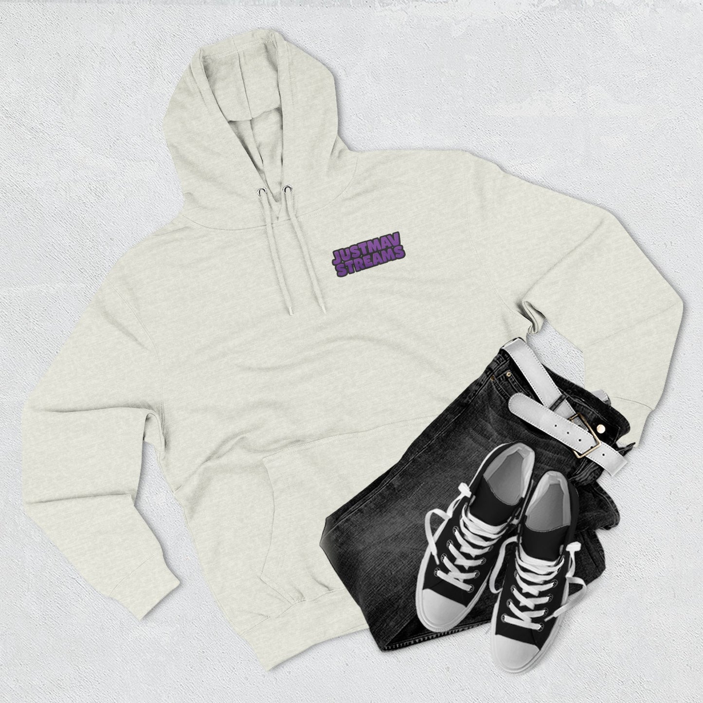 JustMav Streams Plain Hoodie