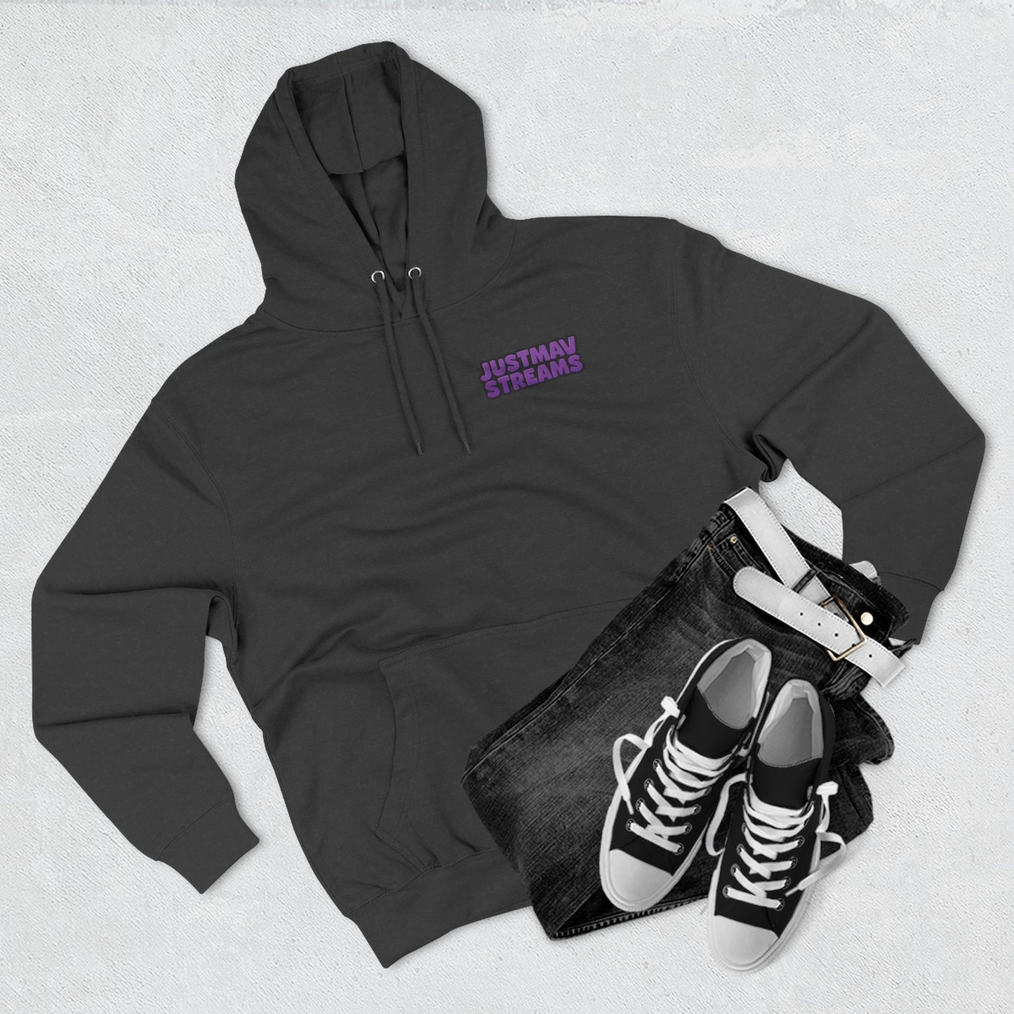 JustMav Streams Hoodie w/ Back Graphic