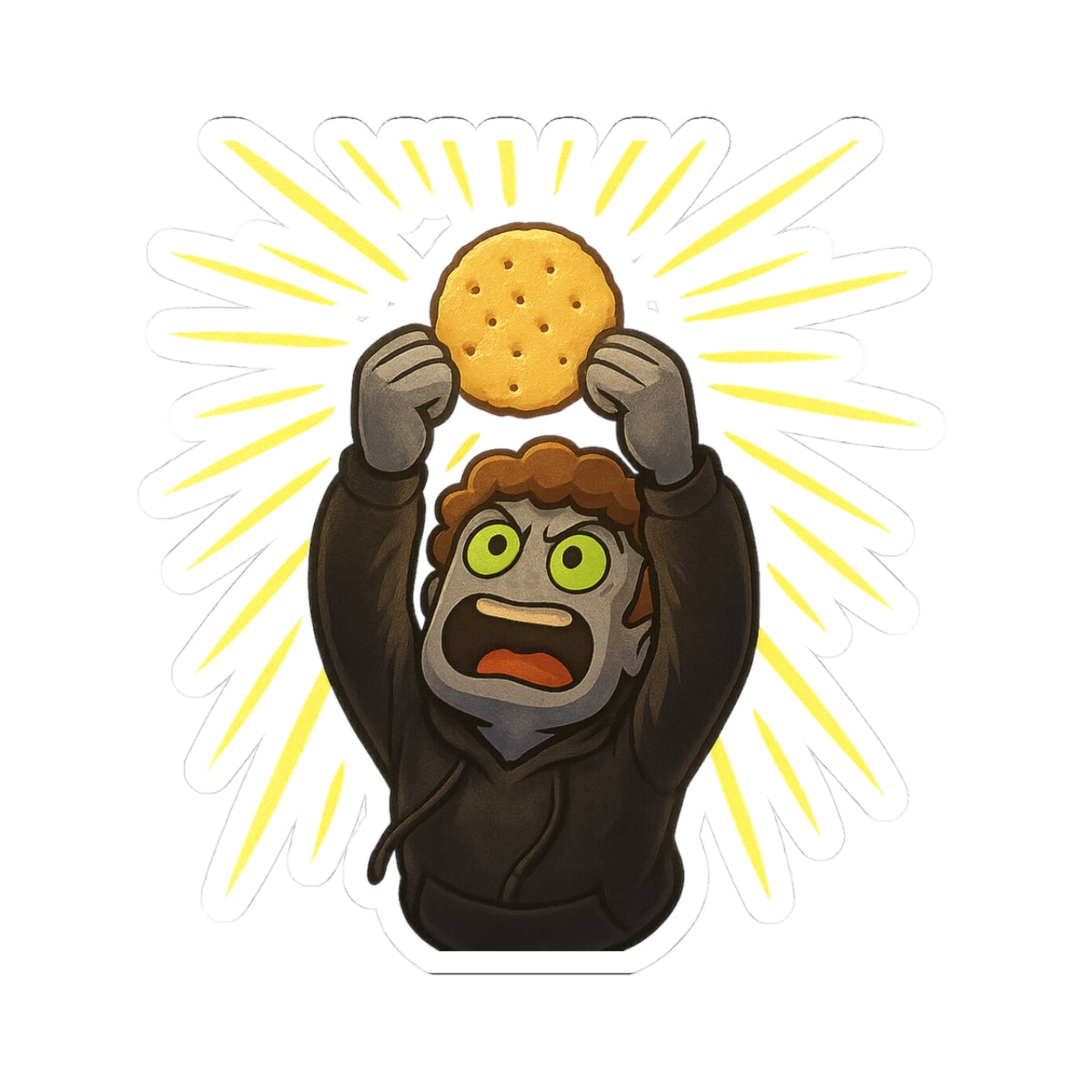 Holy Cracker Kiss-Cut Stickers