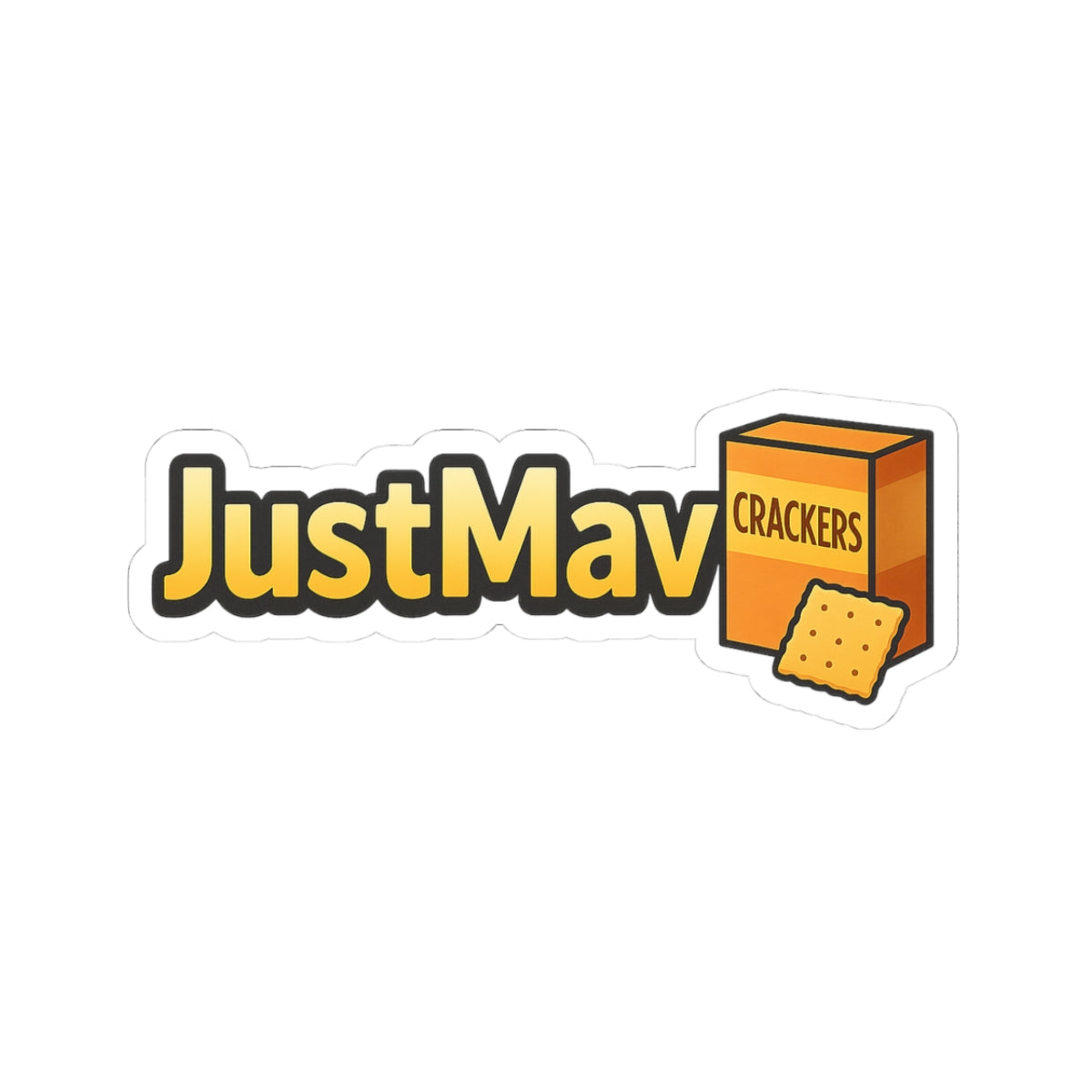 JustMav Crackers Kiss-Cut Stickers