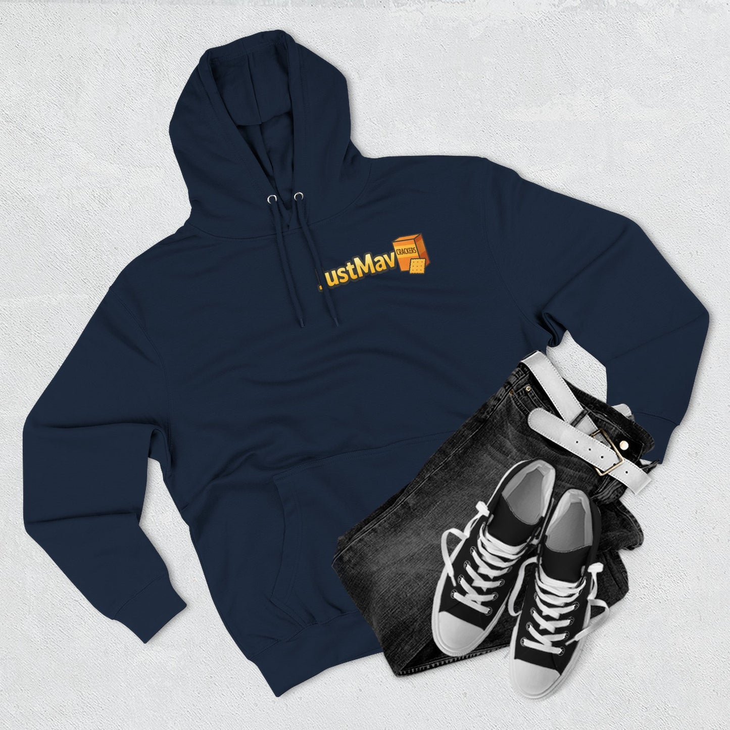 JustMav Crackers w/ Back Graphic Hoodie